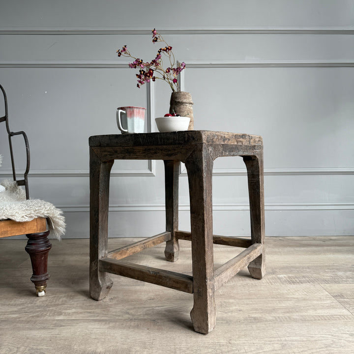 Original Antique Side Table Bale