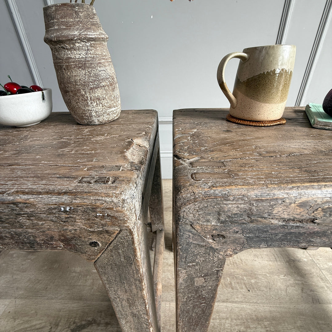 Pair of antique bedside tables | Claremont