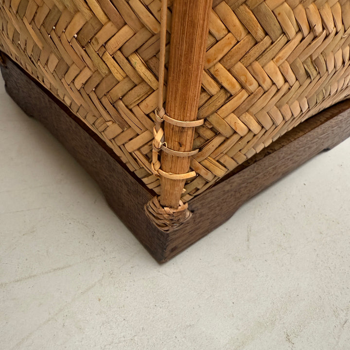 Rustic Woven Bamboo Basket | Lombok