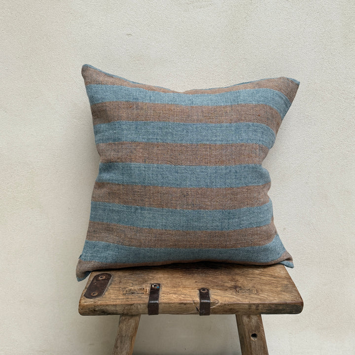 Linen cushion wide stripe | 50x50 Pascale