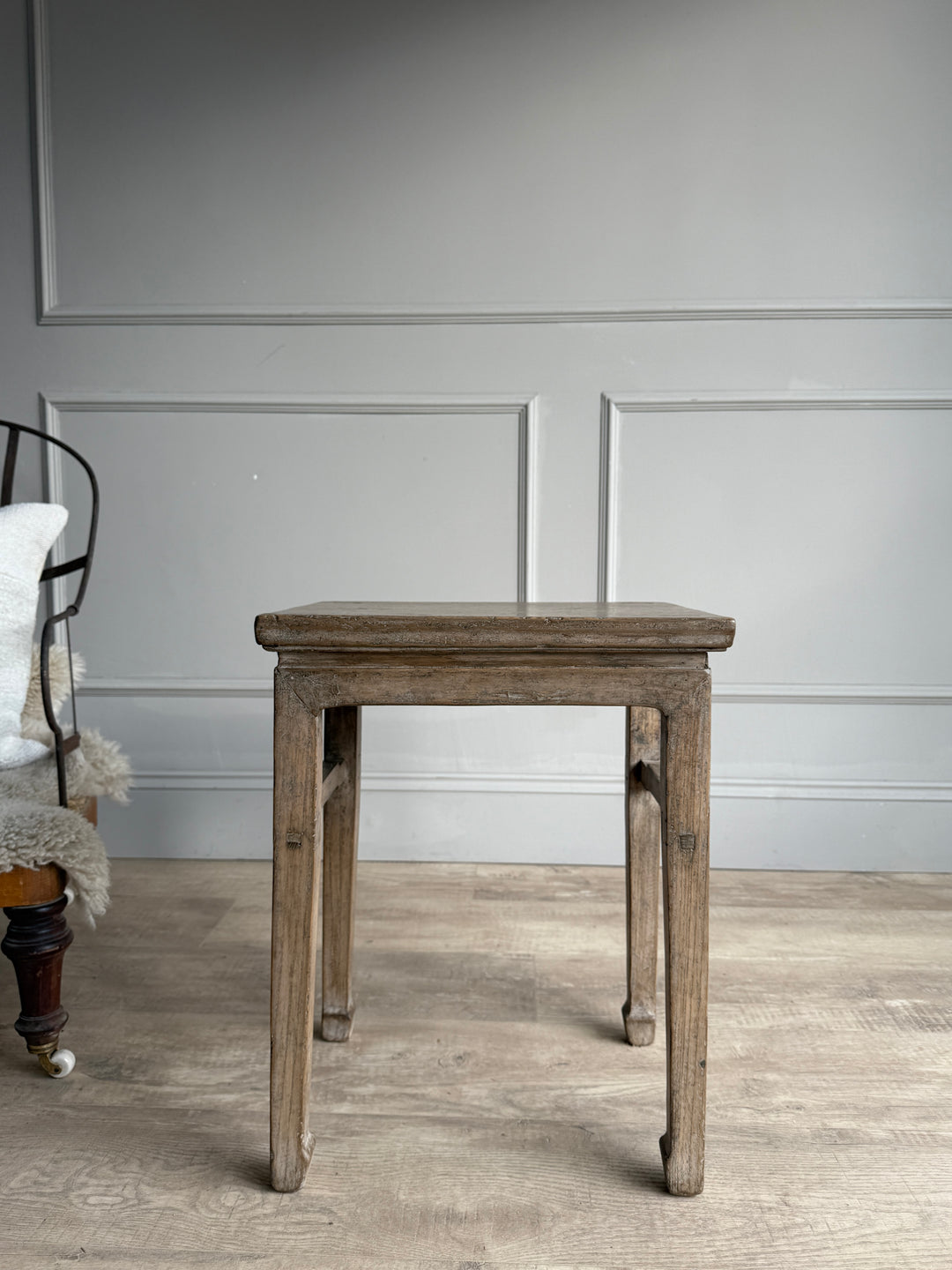 Antique Elm Side Table | Florrie