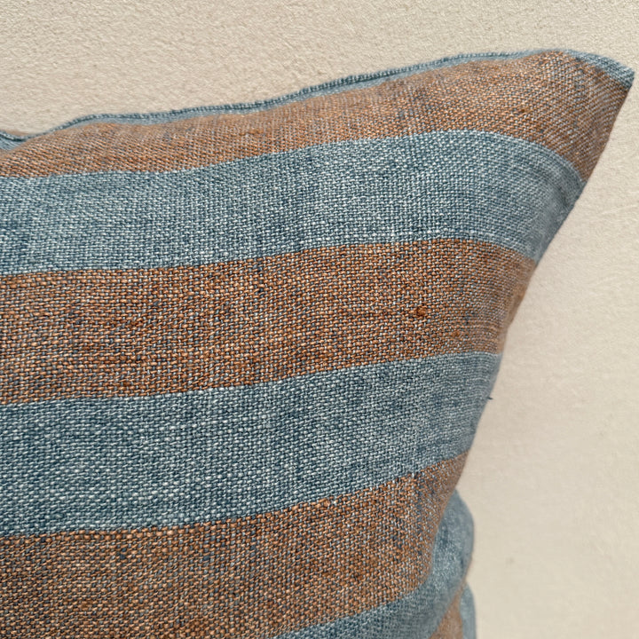 Linen cushion wide stripe | 50x50 Pascale