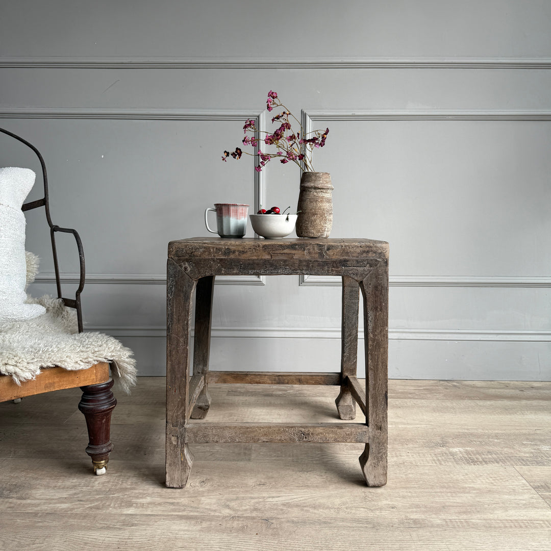 Original Antique Side Table Bale