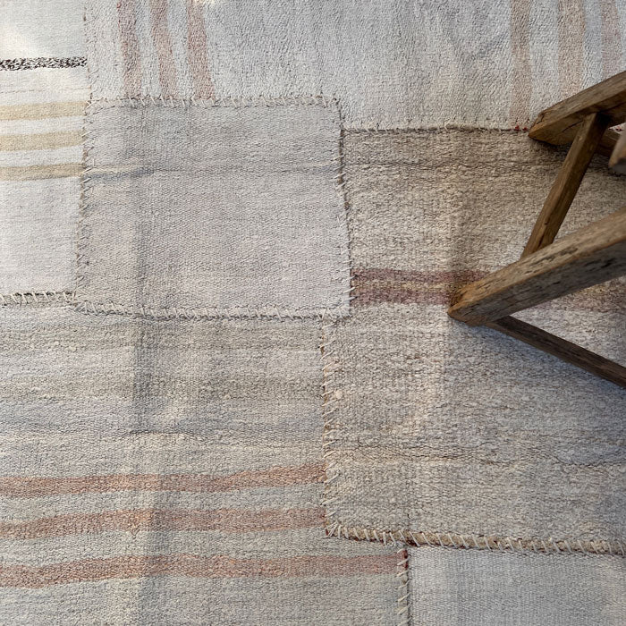 Vintage patchwork area rug | Azim