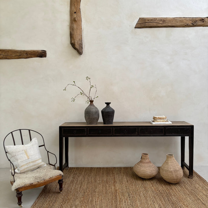 Antique Black Console Table | Oakford 10