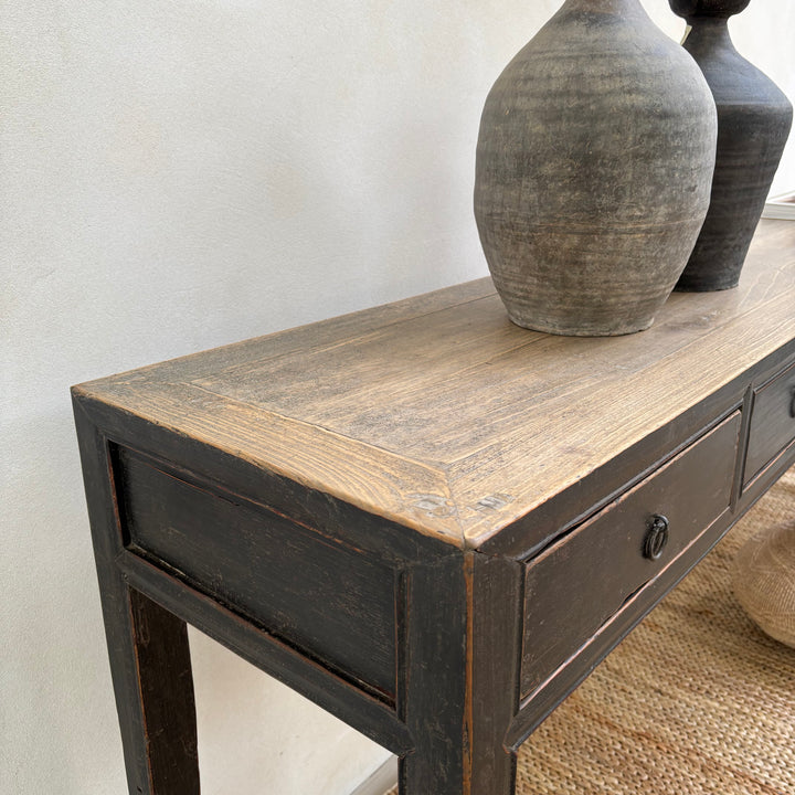 Antique Black Console Table | Oakford 3