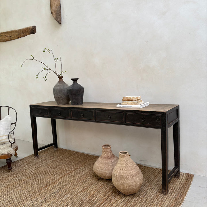 Antique Black Console Table | Oakford 8