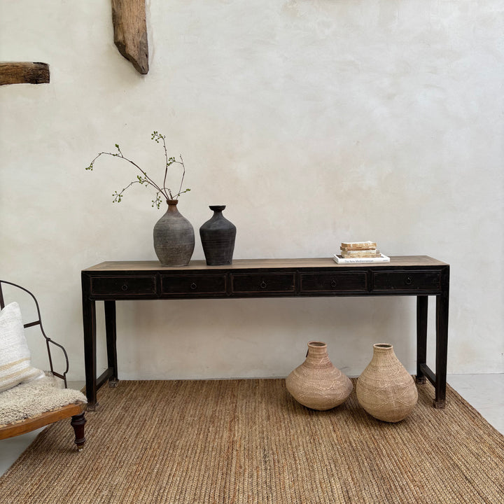 Antique Black Console Table | Oakford 9