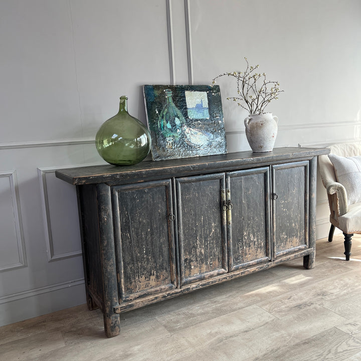 Antique Elm Black Cabinet | Fonteyn