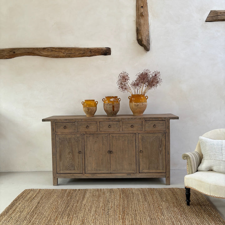 Antique Elm Cupboard Christopher