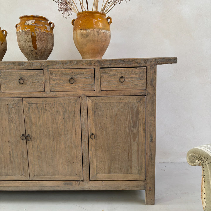 Antique Elm Cupboard Christopher
