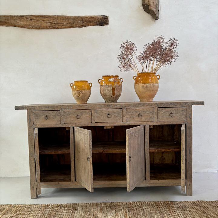 Antique Elm Cupboard Christopher