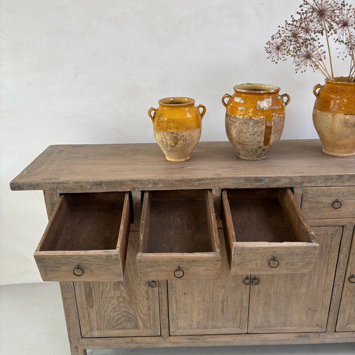 Antique Elm Cupboard Christopher
