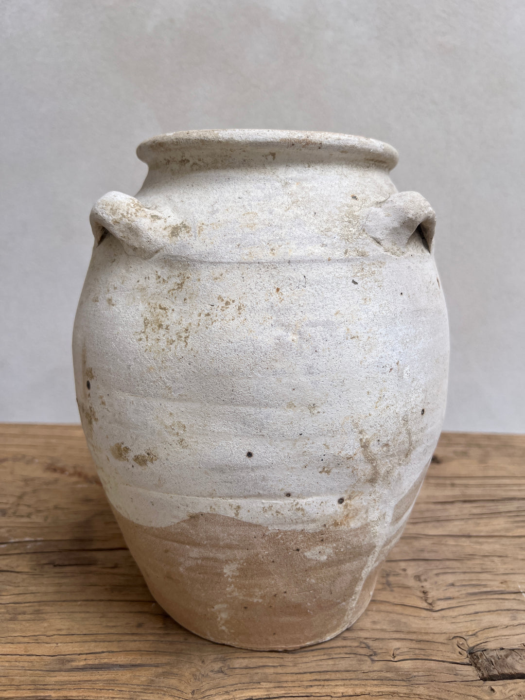 Antique Pelambang White Preserve Pot