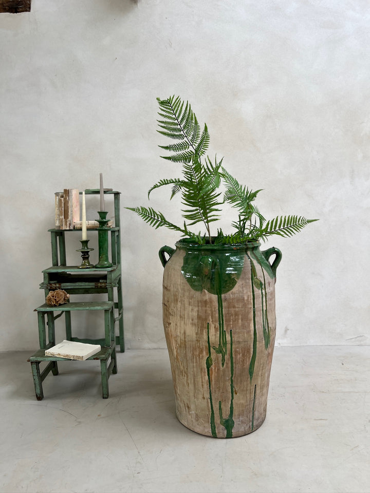 Antique Spanish Olive Urn XL