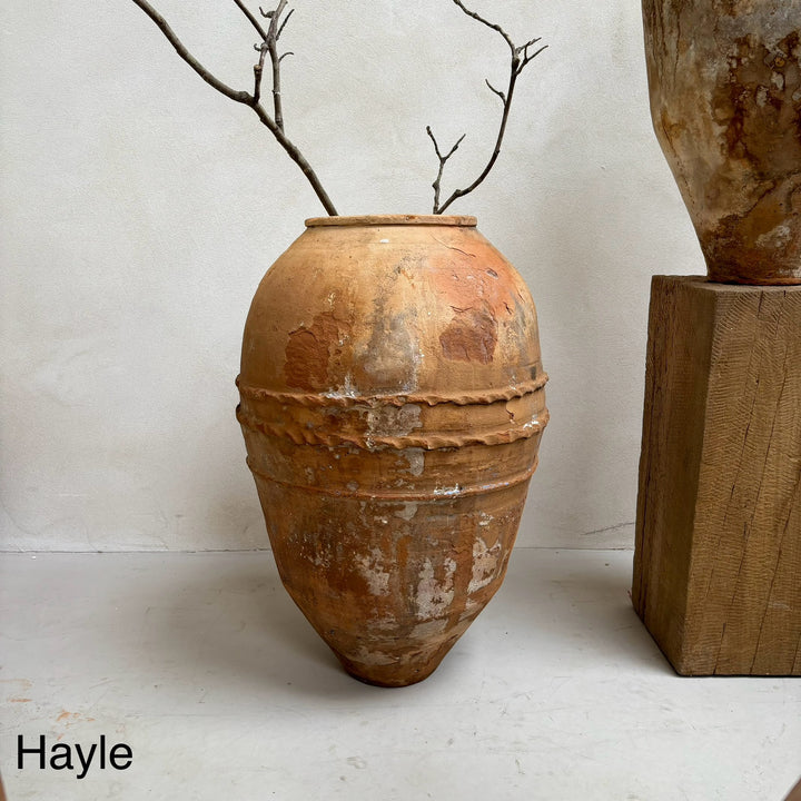 Antique Terracotta Olive Urns