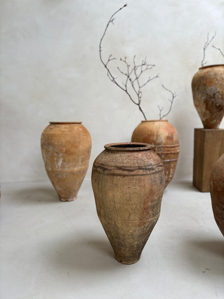 Antique Terracotta Olive Urns