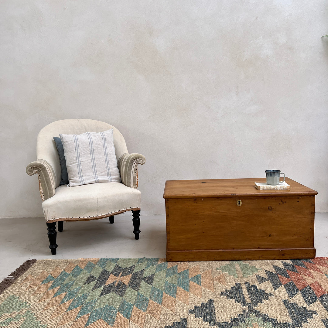 Antique Wooden Blanket Box | Jona