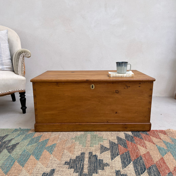 Antique Wooden Blanket Box | Jona