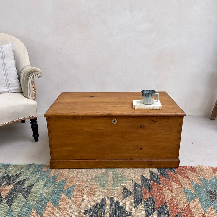Antique Wooden Blanket Box | Jona