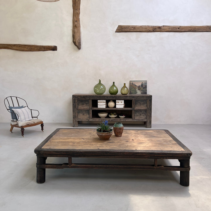 Antique extra large coffee table | Blake
