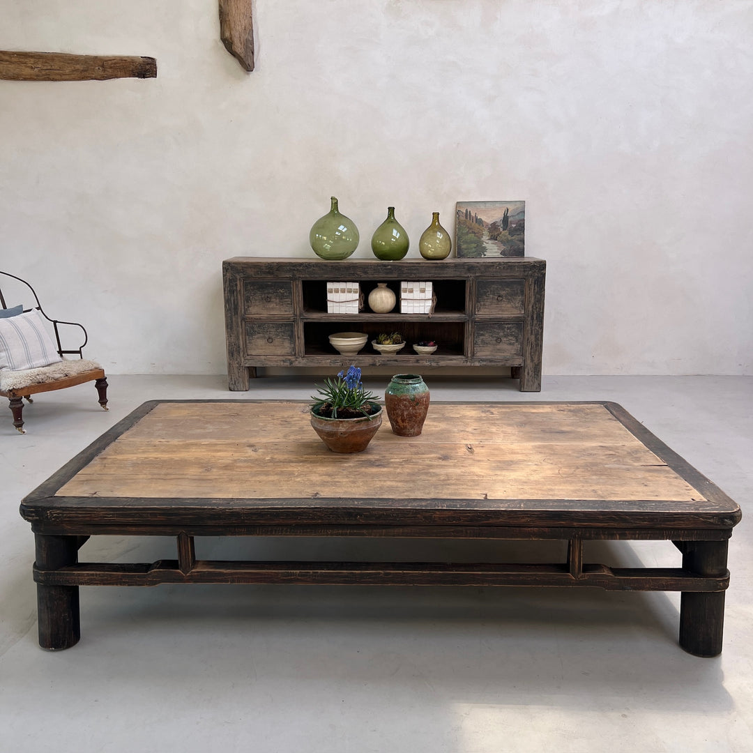 Antique extra large coffee table | Blake