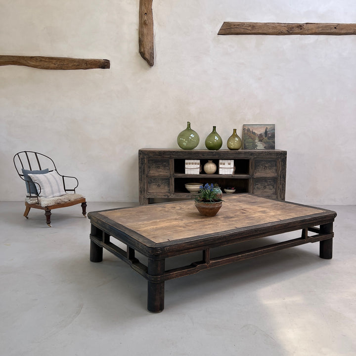 Antique extra large coffee table | Blake