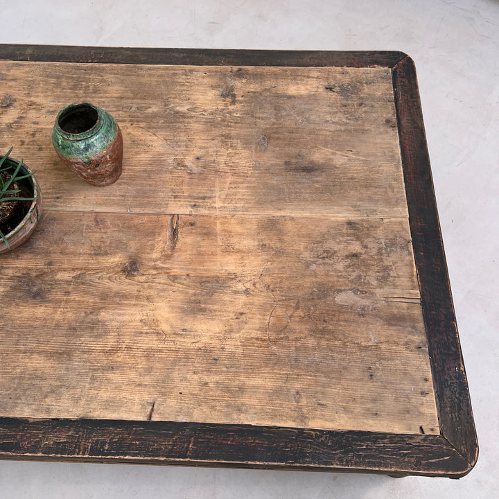 Antique extra large coffee table | Blake