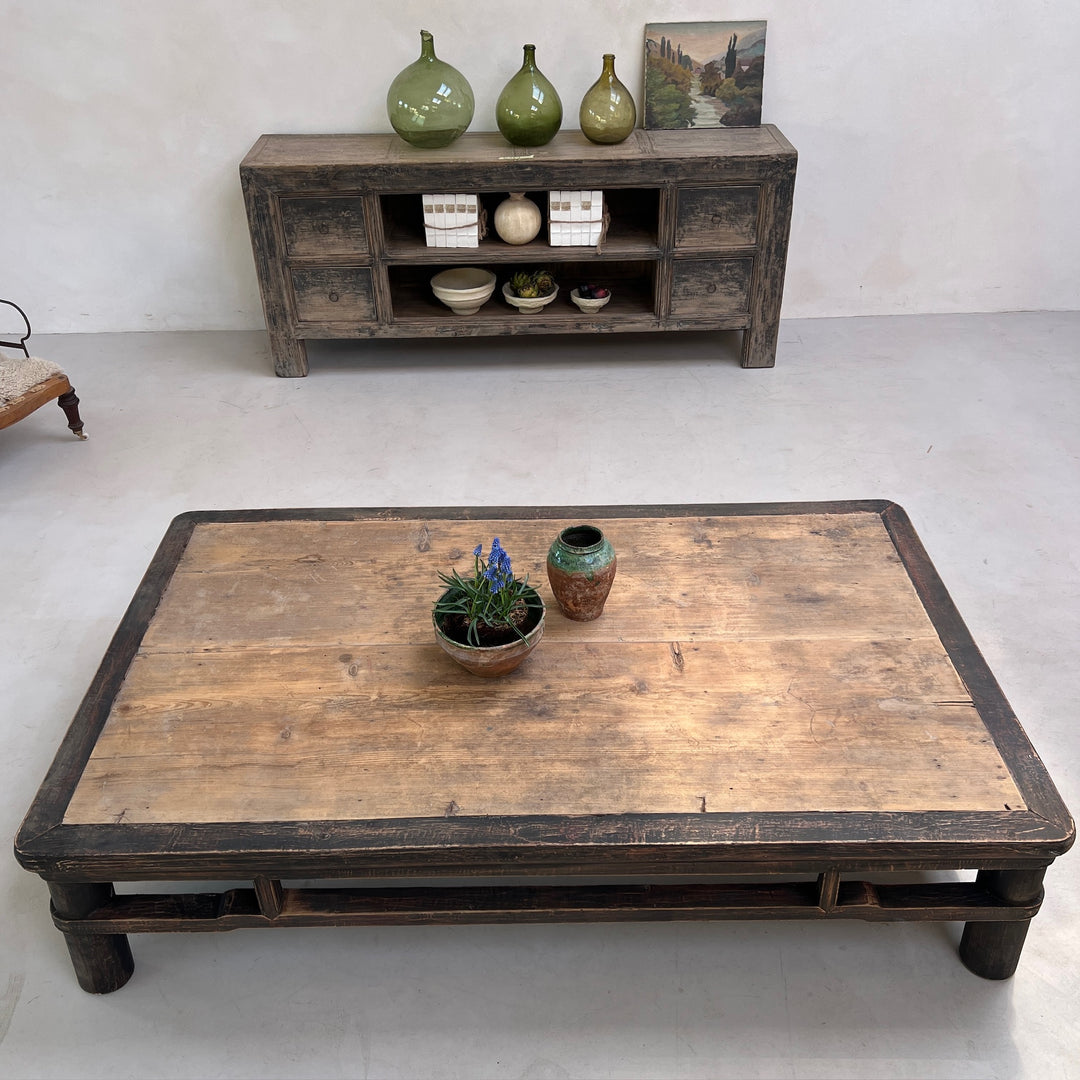 Antique extra large coffee table | Blake