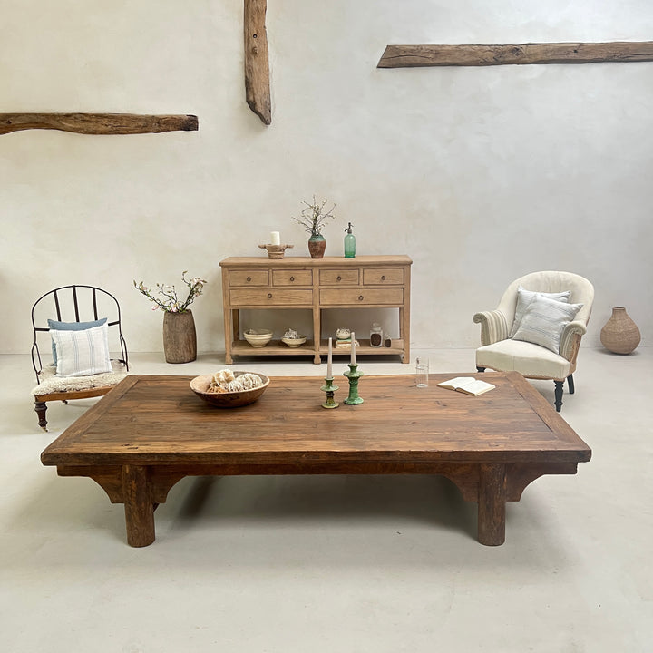 Antique extra large daybed coffee table | Cullen