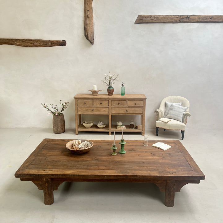 Antique extra large daybed coffee table | Cullen