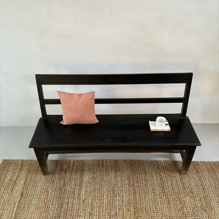 Antique original paintwork bench with back | Mylan dd