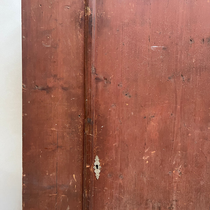 Antique primitive French Linen Press d