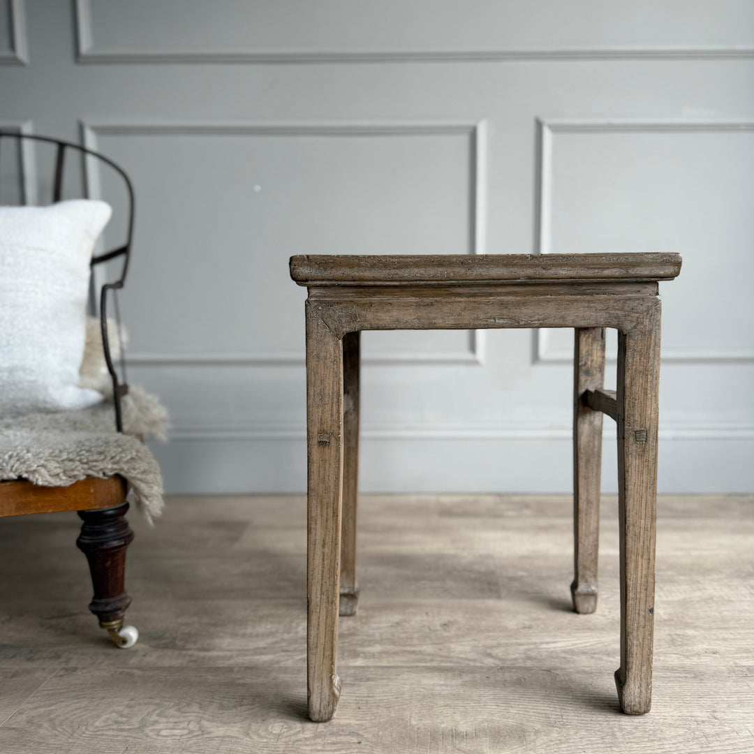 Antique Elm Side Table | Florrie