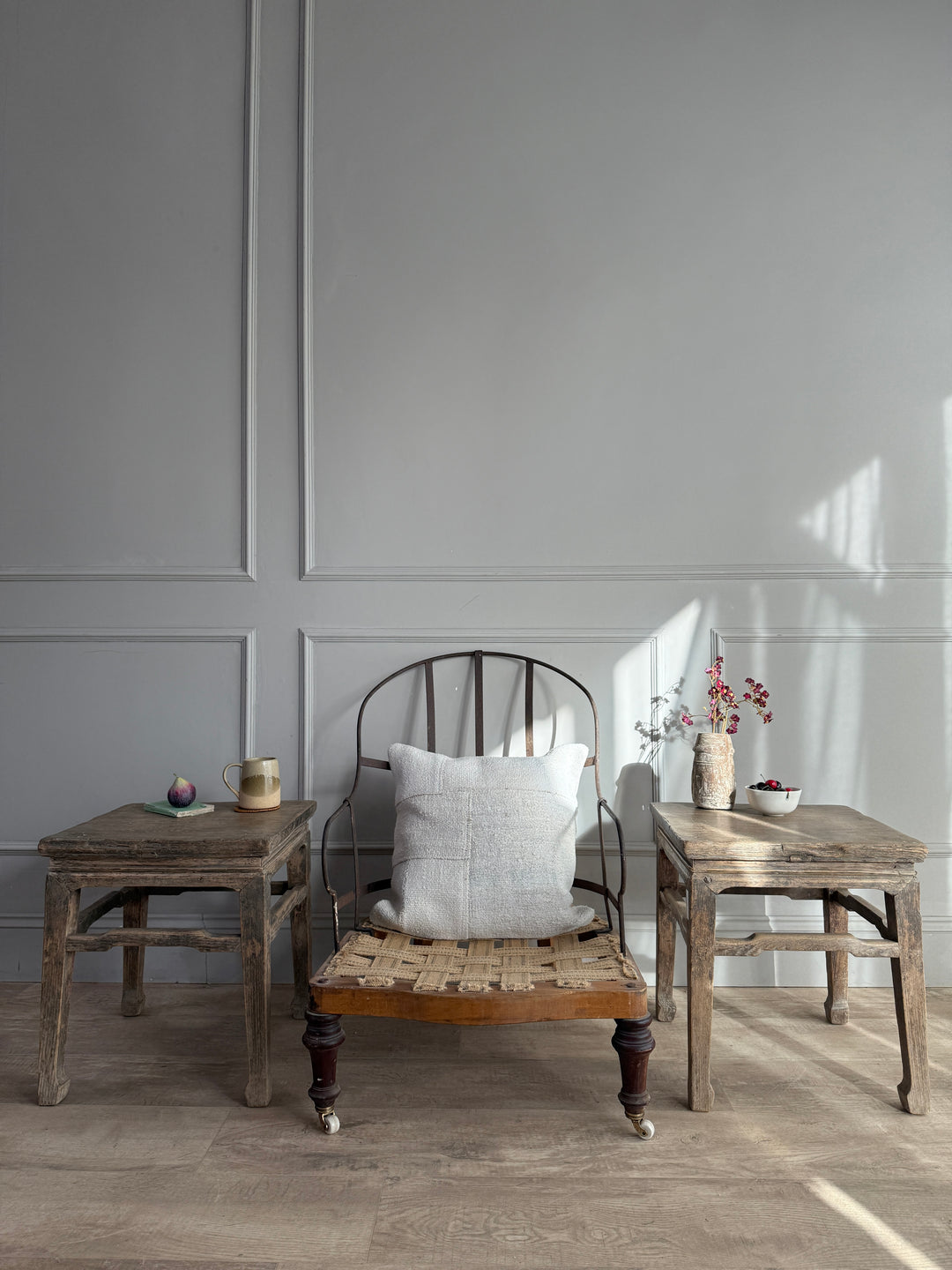 Pair of antique bedside tables | Allegra