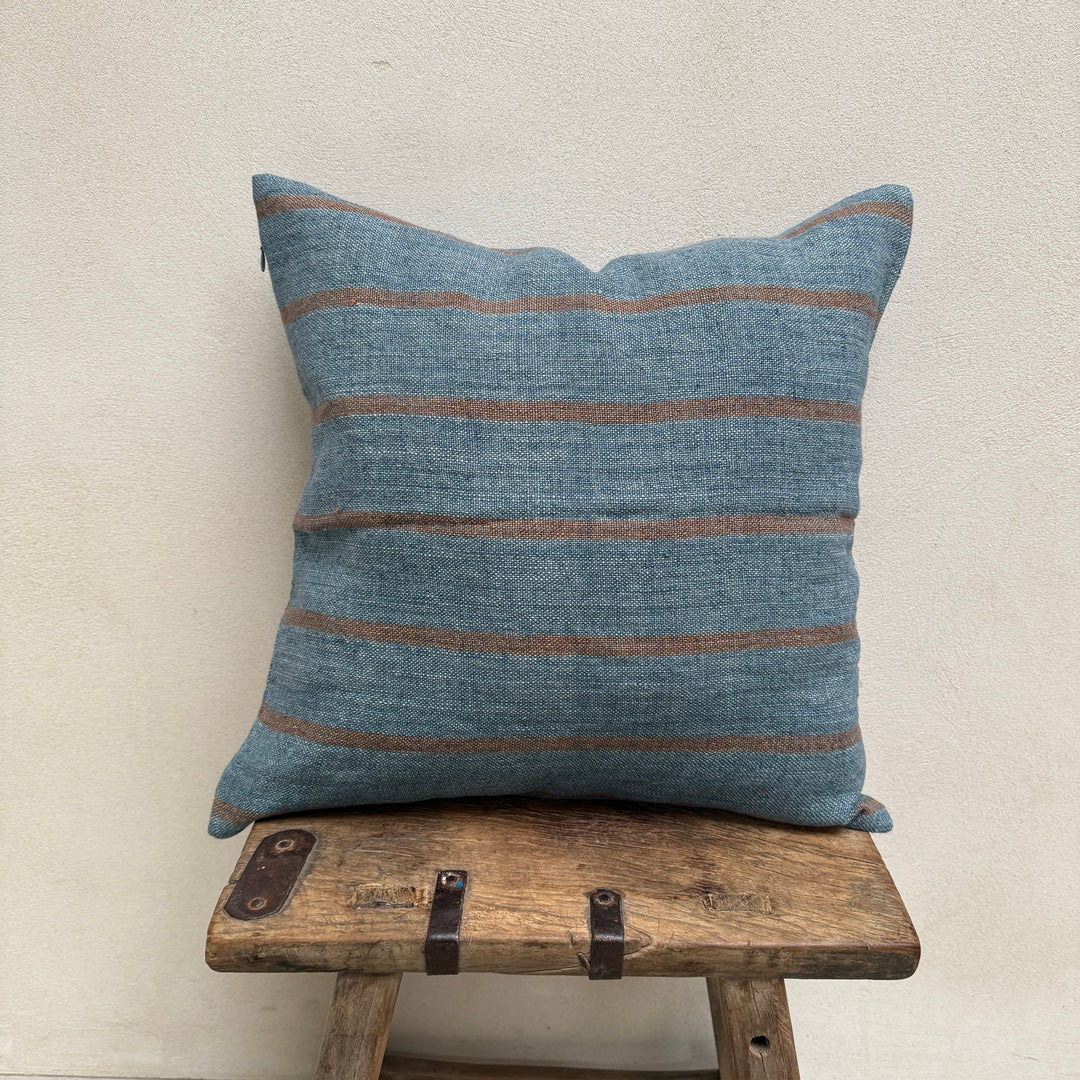 Linen cushion wide stripe | 50x50 Melvin