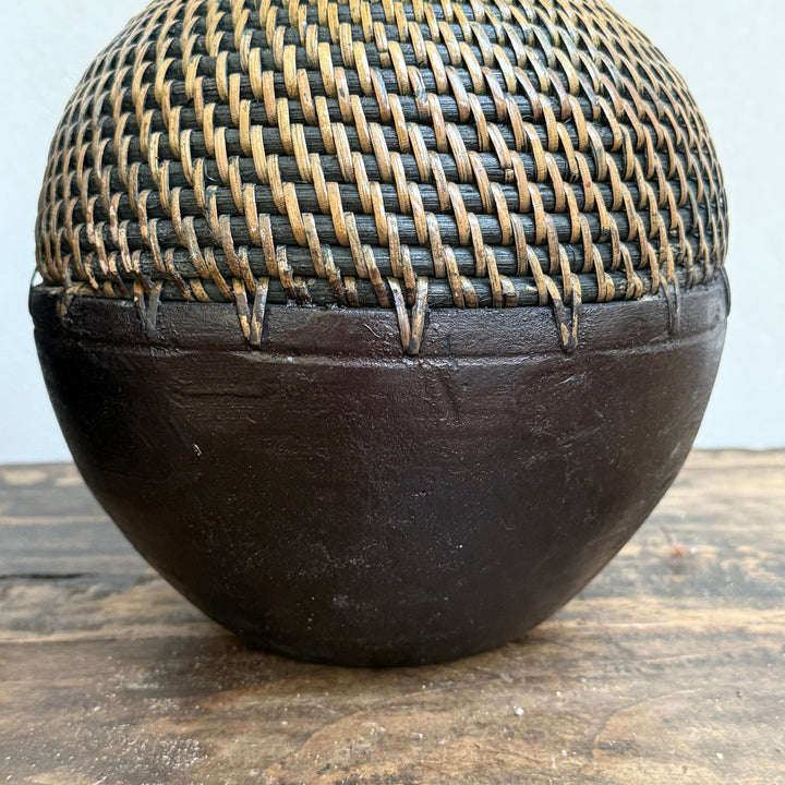 Decorative Woven Wood Vase