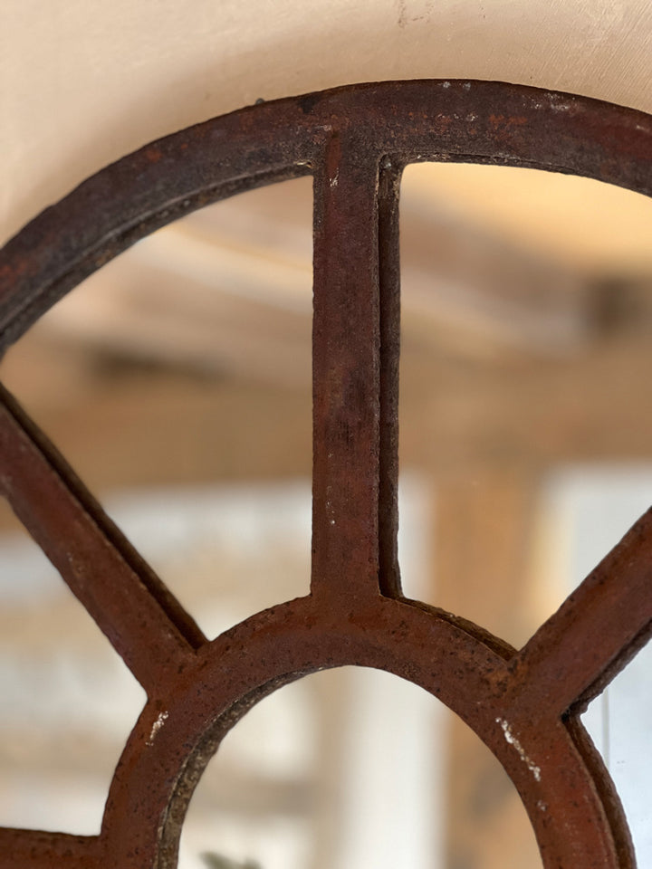 Antique iron window mirror | Bentley