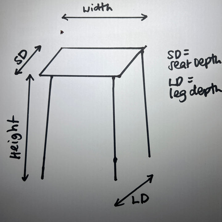 Antique Small Side Table | Large Stool (select from photo)