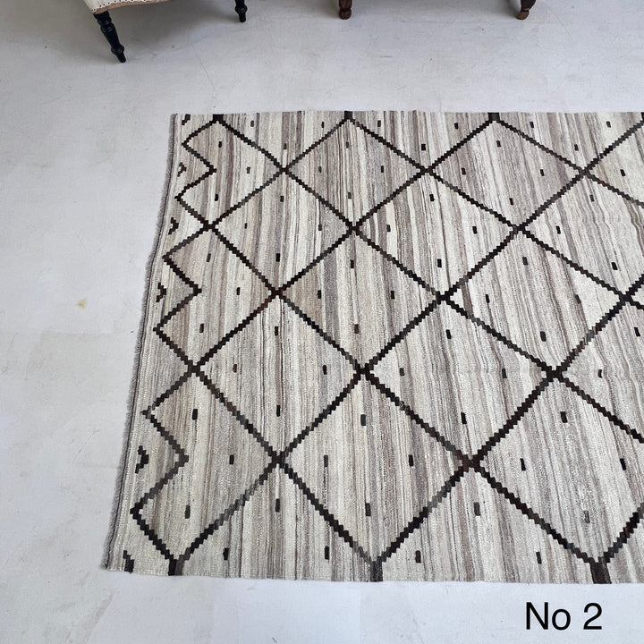 Handwoven Kilim Rug ADA Cream