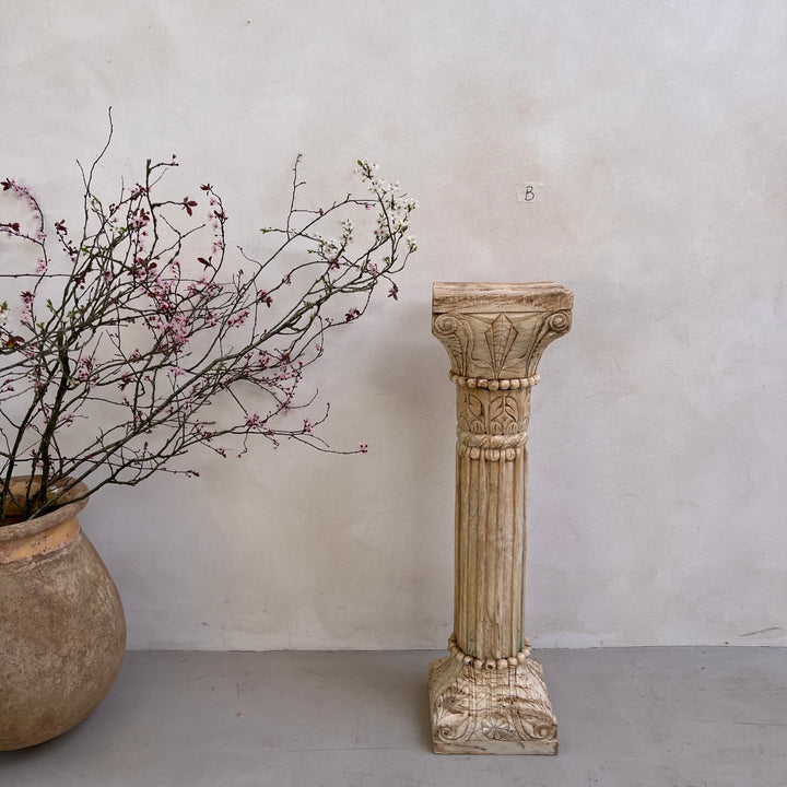 Decorative Carved Wooden Column c