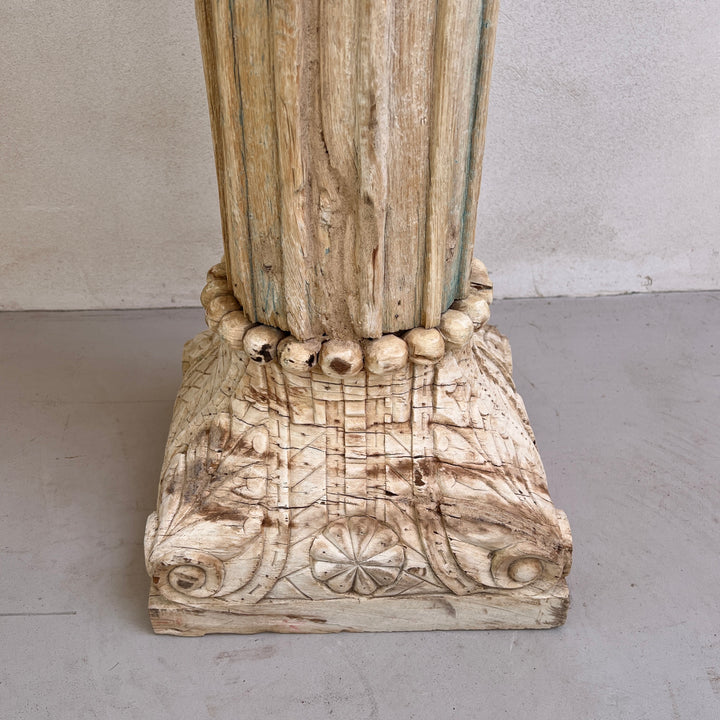 Decorative Carved Wooden Column e