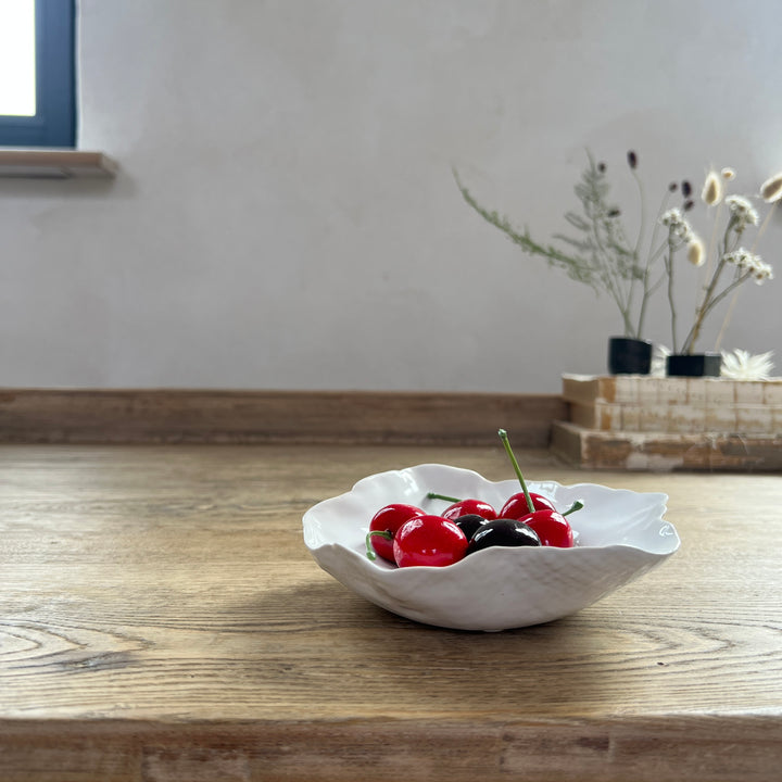 Decorative ceramic serving bowl miniature
