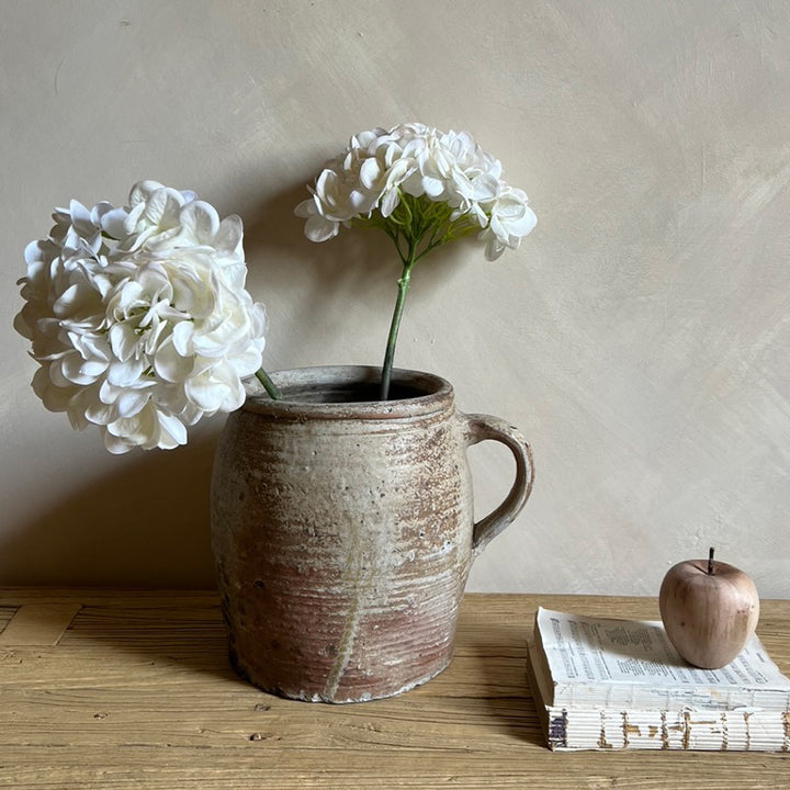 Large Antique French Earthenware Vase