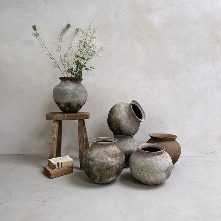 Extra Small Antique Java Pots