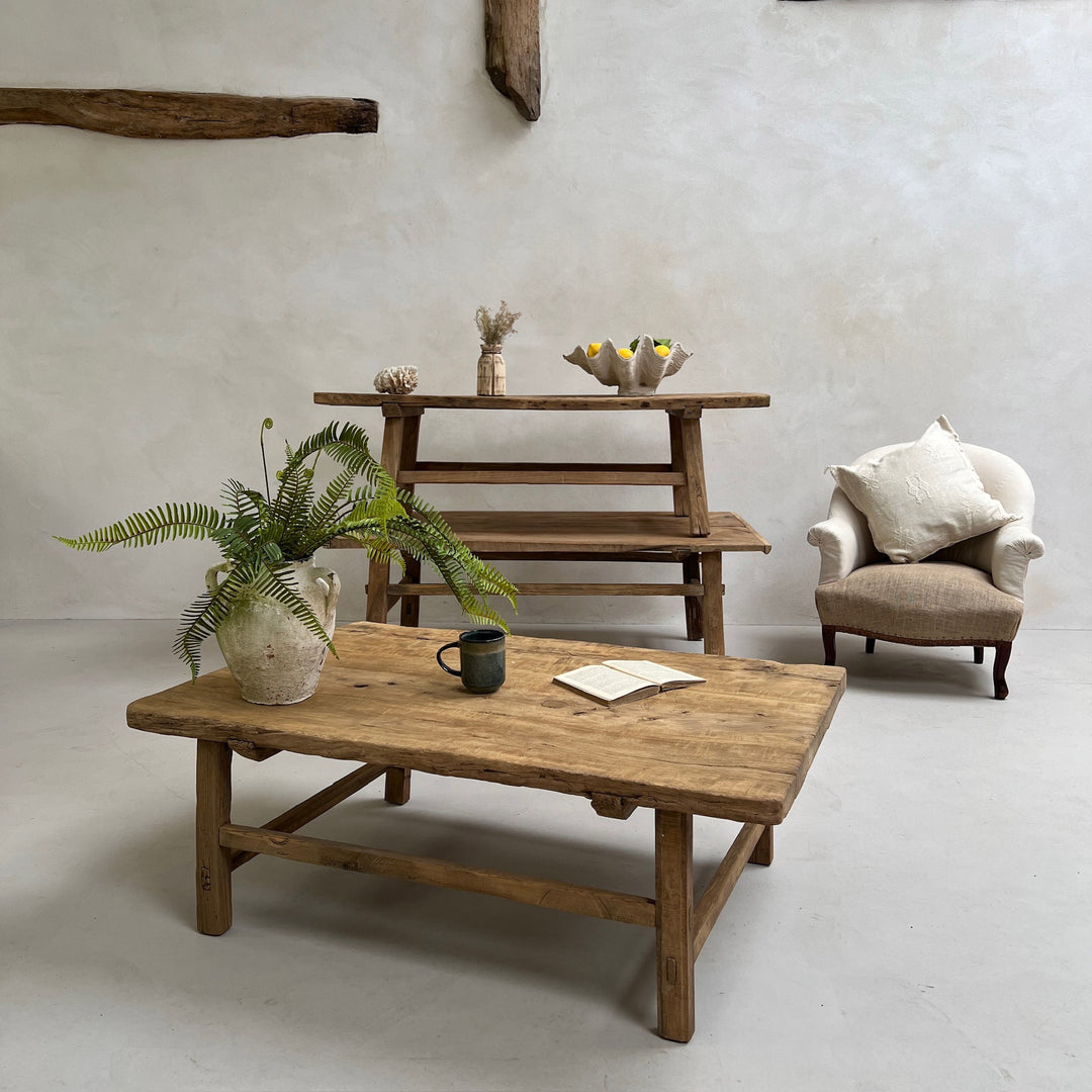 Extra large antique console table