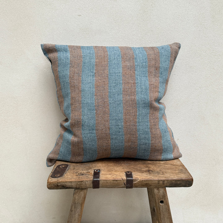 Linen cushion wide stripe | 50x50 Pascale