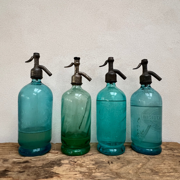 French Art Deco Soda Syphons.