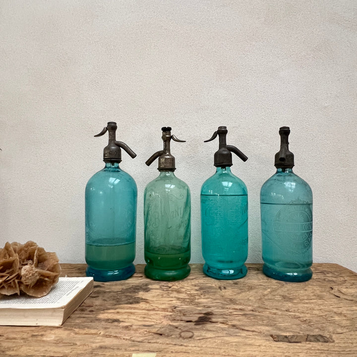 French Art Deco Soda Syphons. a