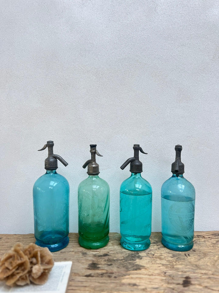 French Art Deco Soda Syphons. f